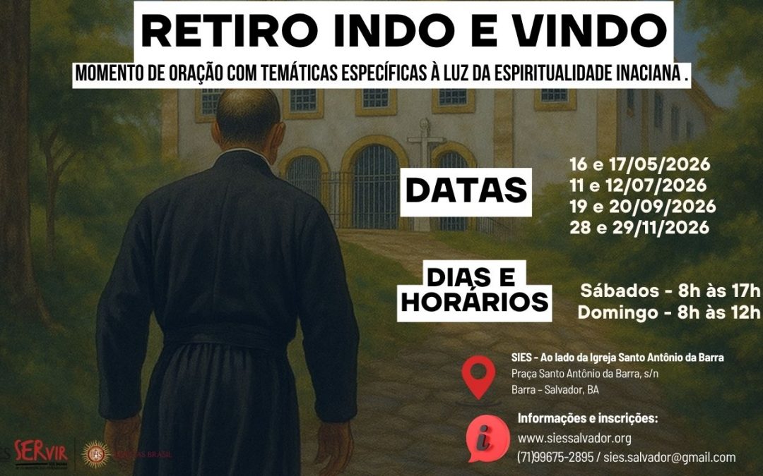 Retiros Inacianos Indo e Vindo em 2026