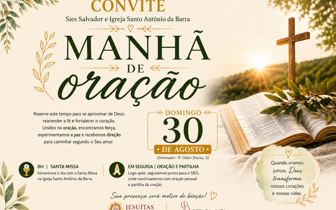 Manhã de Oração 30 de Agosto