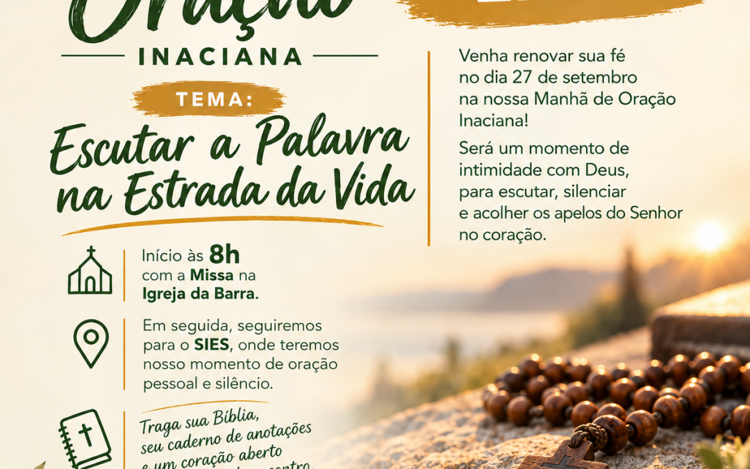 Manhã de Oração 27 DE SETEMBRO 2026